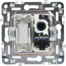 Розетка двойная TV+RJ45 кат.6E IEK SKANDY SK-A15W арктический белый SK-AK20-2-K01